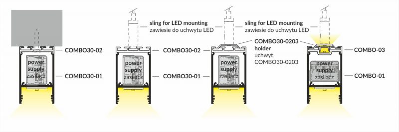 LED PROFILE COMBO30-01